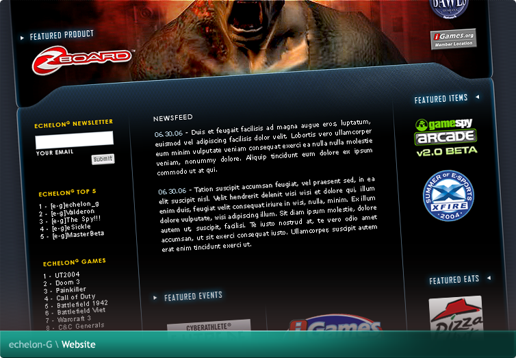 echelonG Website